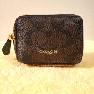 Coach leather pill pouch